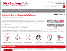 Tablet Screenshot of diskbackupworks.com